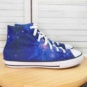 Converse Chuck Taylor Galaxy HighTop Sneakers Blue Pink Big Kids Juniors 6